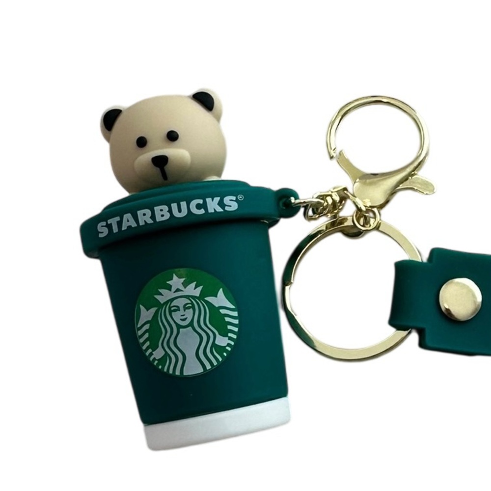 Starbucks Bear Cup Keychain